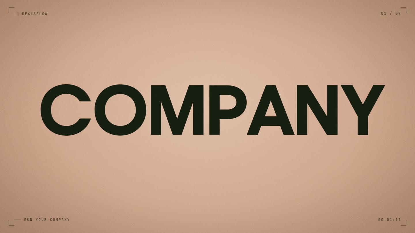 Promo: Run your company, a Dealsflow product story